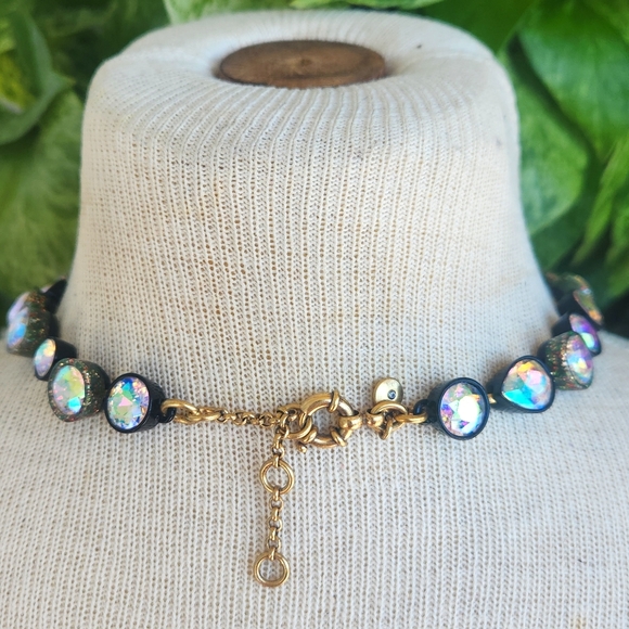 J. Crew Sea Glass Glittery, Infinity Stone Brulee Necklace - Picture 6 of 12
